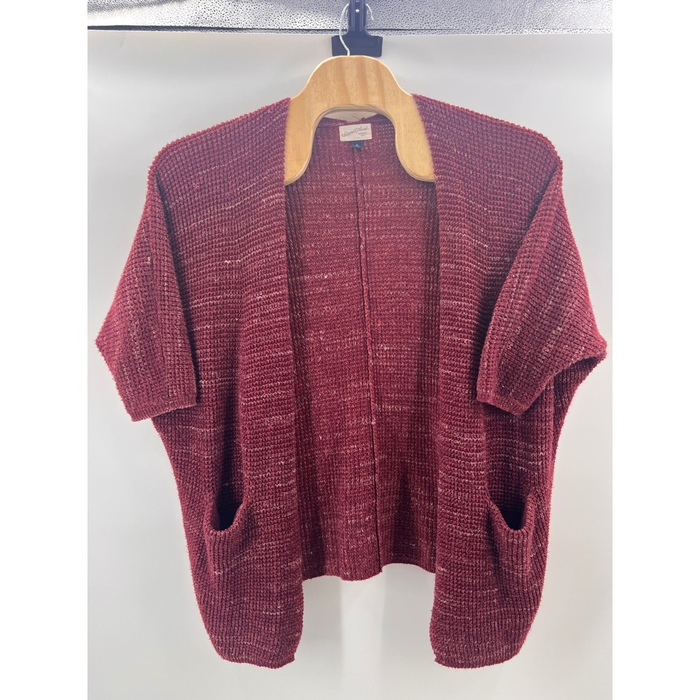 Universal Thread Women's Burgundy ‎ Knit Open Front Cardigan Kimono Style Size M